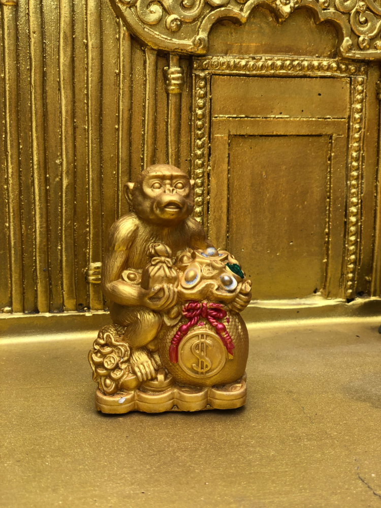 Majmun je moćan simbol u feng šuiju i predstavlja dobro zdravlje i bogatstvo
